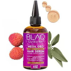 BLAQ LUXURY MEGA GRO HAIR SERUM 4OZ