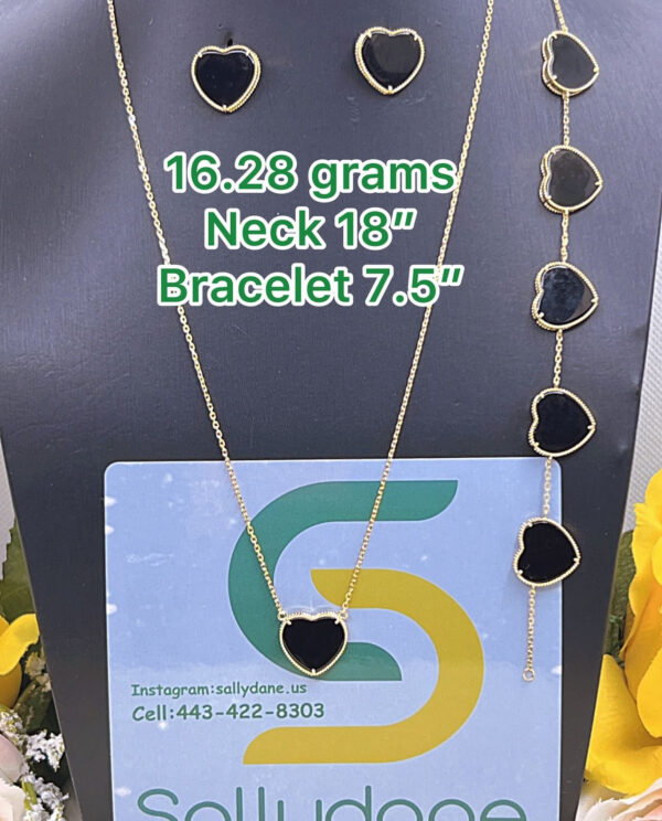 16.28grams Neck 18'' Bracelet 7.5''
